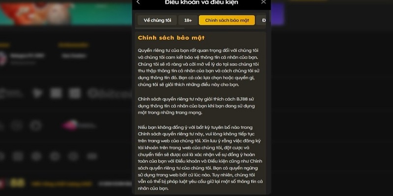 Mục đích áp dụng chính sách bảo mật